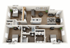 3BR 2BA Small